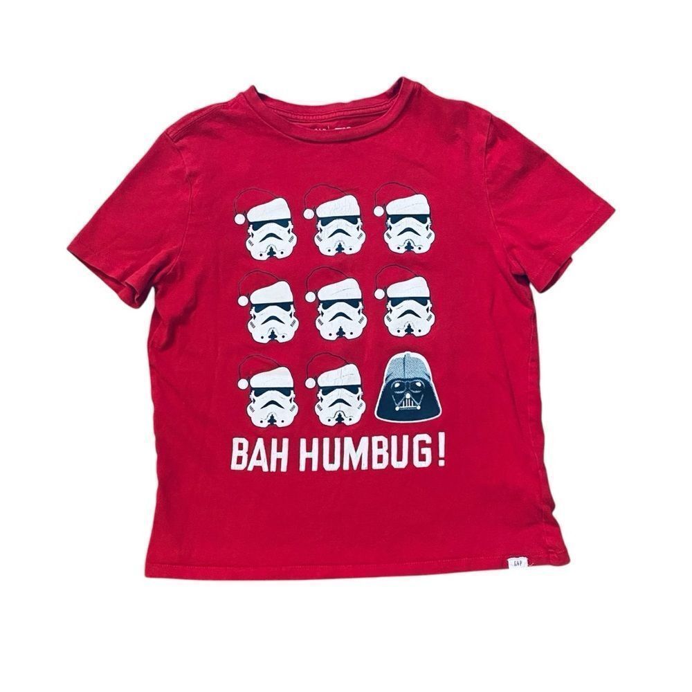 Star Wars Shirt Red Christmas Darth Vader Storm Trooper Medium